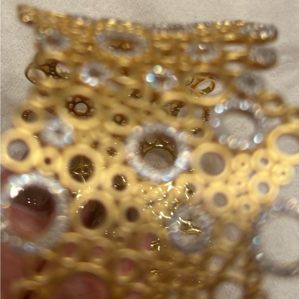 Silver and gold plating cuff - Picture 3 of 7